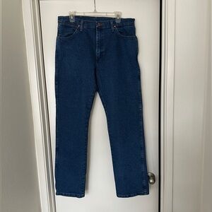 Wrangler | Men's Active Flex Jeans | Dark Blue | 34x32